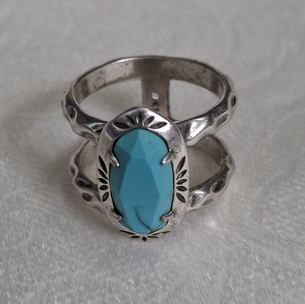 Kendra Scott Yellow Rose Turquoise Ring